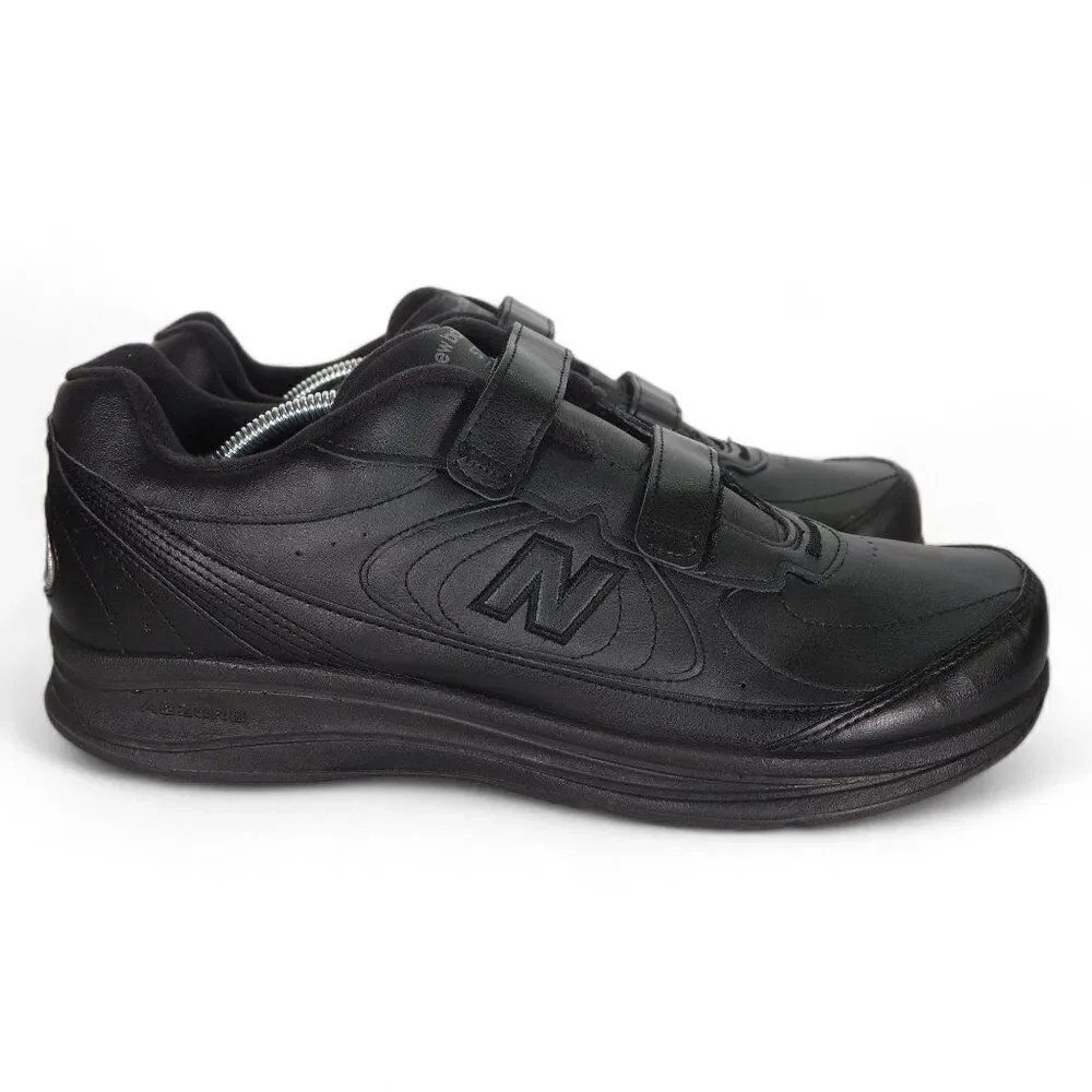 New Balance‎ 577v1 Hook & Loop Walking Shoes Black MW577VK Men's 11.5 (2E)